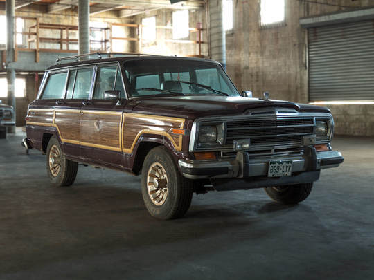 1987 AMC Grand Wagoneer Maroon 1JCNJ15U9HT020597